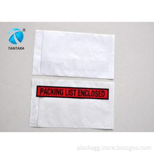 Waterproof Shipping Packing List Enclosed Envelopes with se